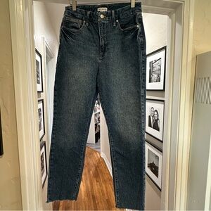Good American Blue Straight Leg Jeans